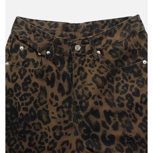 Aelfric Eden Leopard Print Jeans - NWT - Picture 4 of 6